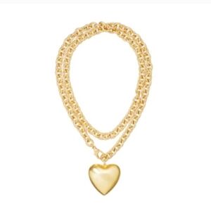 Roxanne Assoulin The Big Puffy Heart Charm Necklace